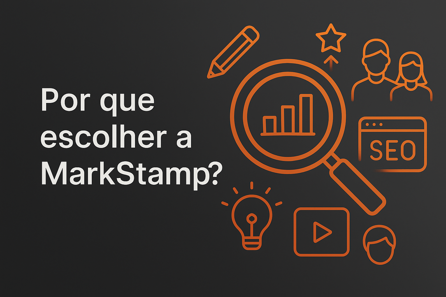 Ilustração de SEO, branding e crescimento